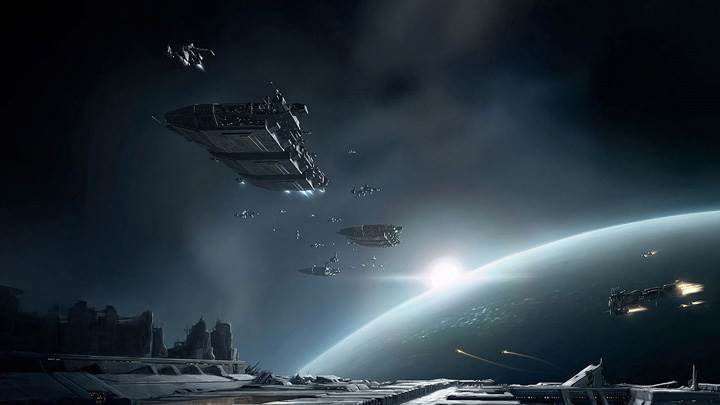 Sci-Fi Picture Of A Planet